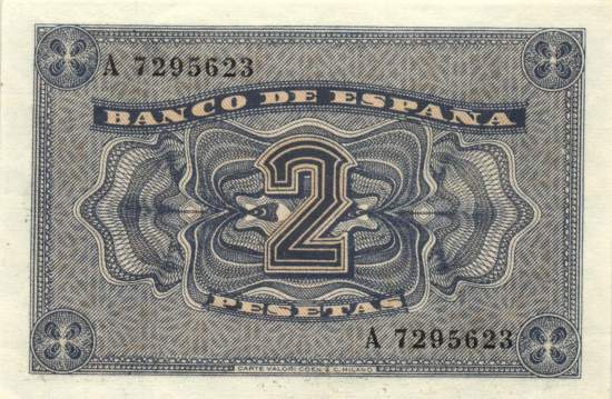 2 Pesetas 1937